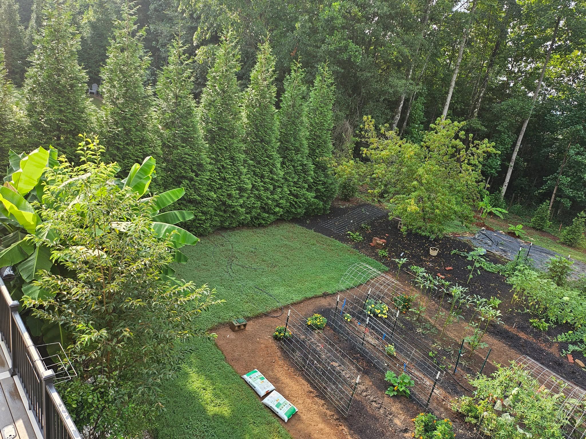 The fields and landscape of No Till Farm
